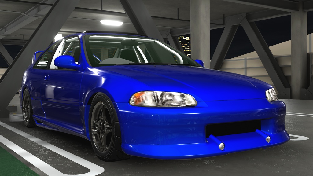 【3Dモデル】EG-Sports向けエアロキット「Zenoh」