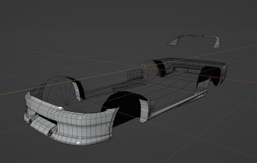 【3Dモデル】EG-Sports向けエアロキット「Zenoh」