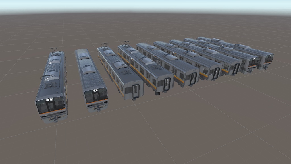 【VRChat想定】90年代の通勤型電車