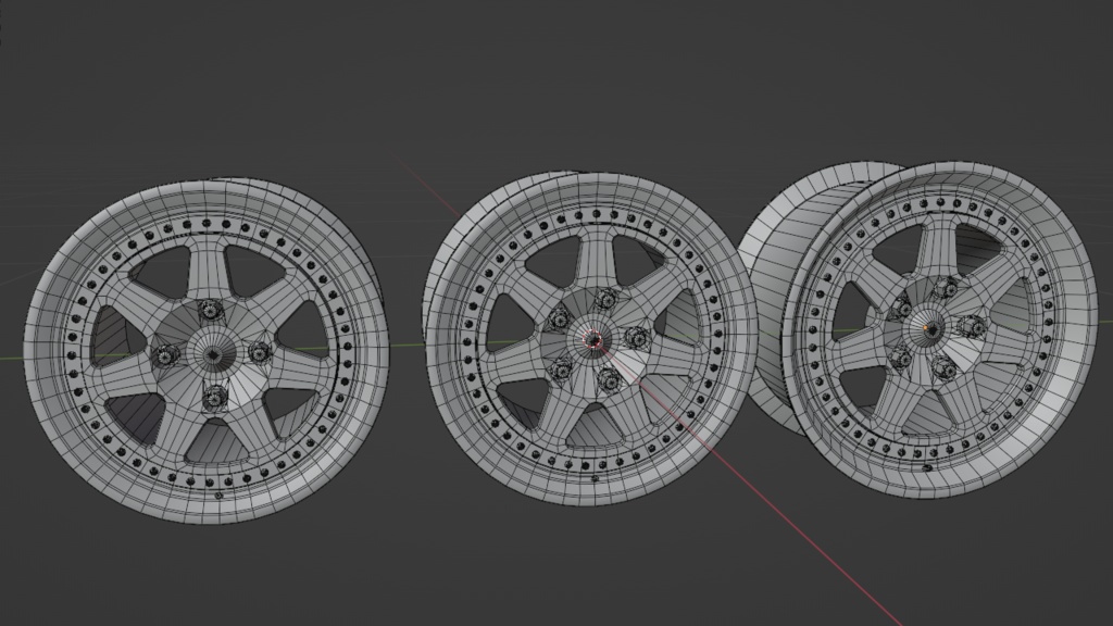 【3Dモデル】R7 アルミホイール