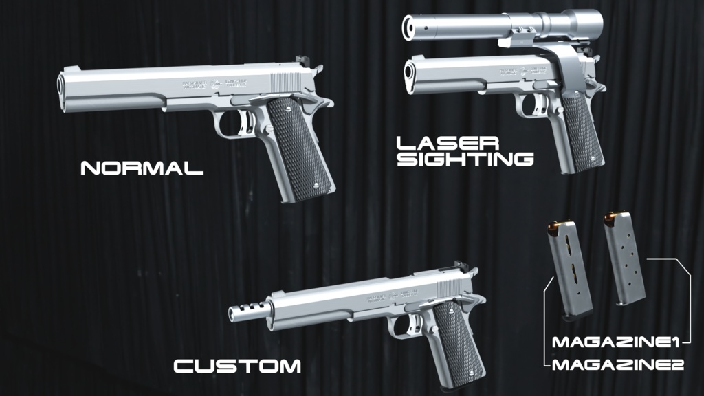 【VRChat想定】ANT ハードシルバー