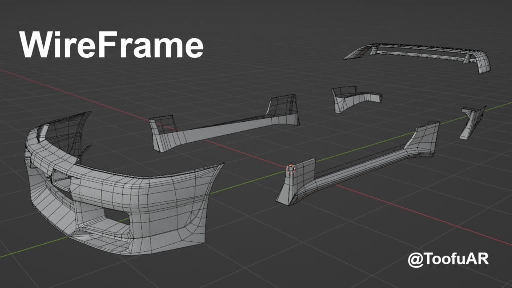 【3Dモデル】BR32用ボディキット 「TRUSTED GLAYER」