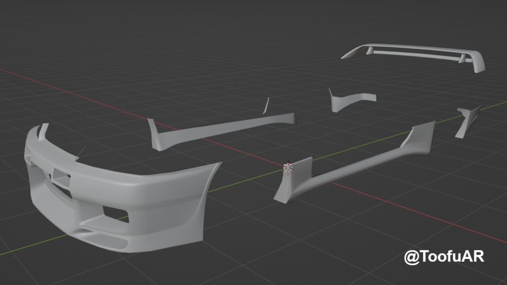 【3Dモデル】BR32用ボディキット 「TRUSTED GLAYER」