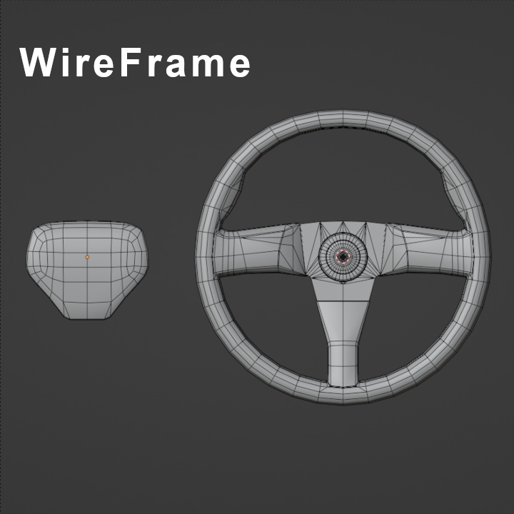 【3Dモデル】Italovolant ステアリング