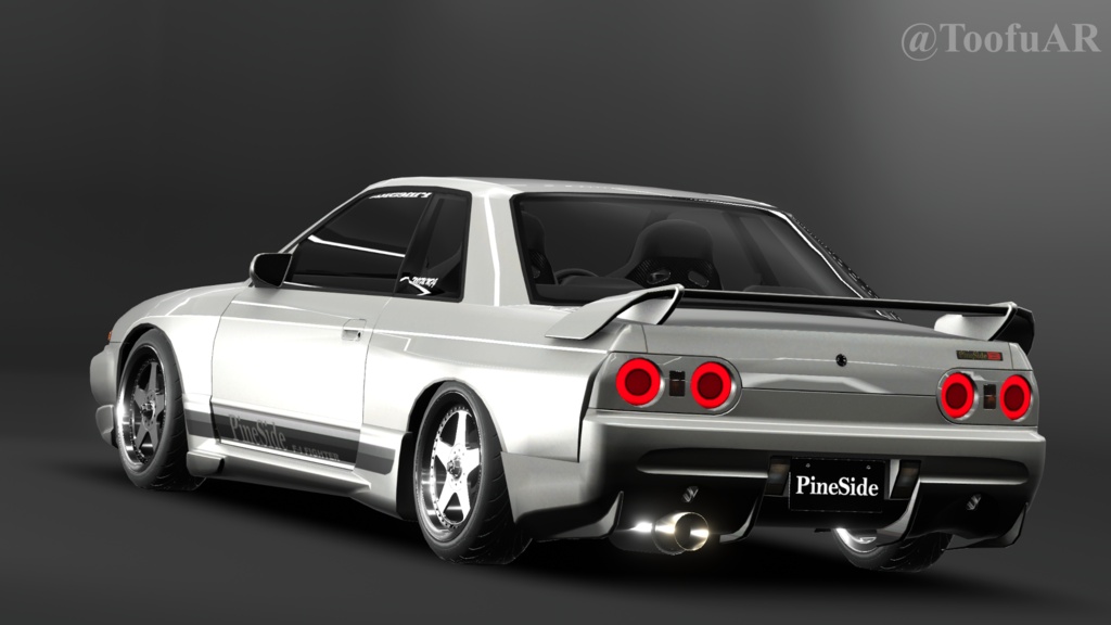 【3Dモデル】SuptokaV80 & TypeBR32向けボディキット「PineSide_Fighter」