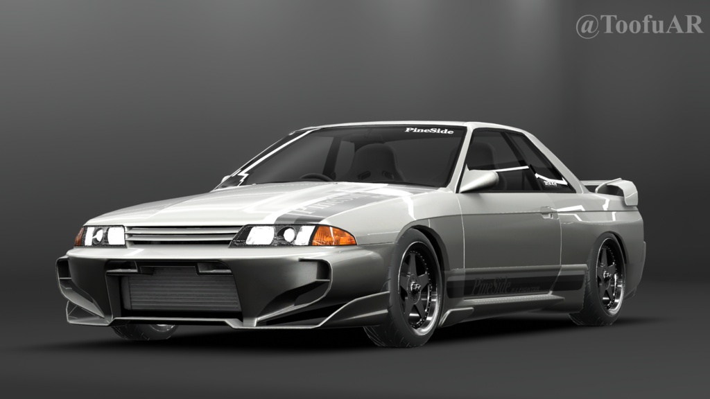 【3Dモデル】SuptokaV80 & TypeBR32向けボディキット「PineSide_Fighter」