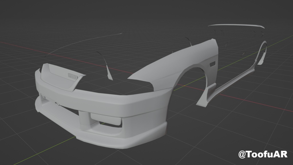 【3Dモデル】MR33用ボディキット 「IMBEL M33M」