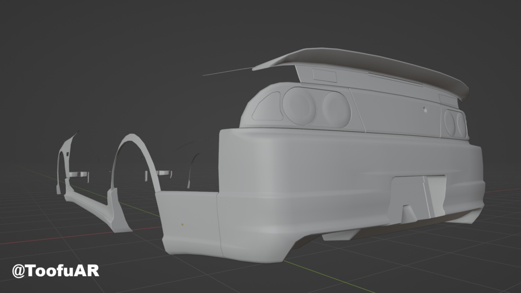 【3Dモデル】MR33用ボディキット 「IMBEL M33M」