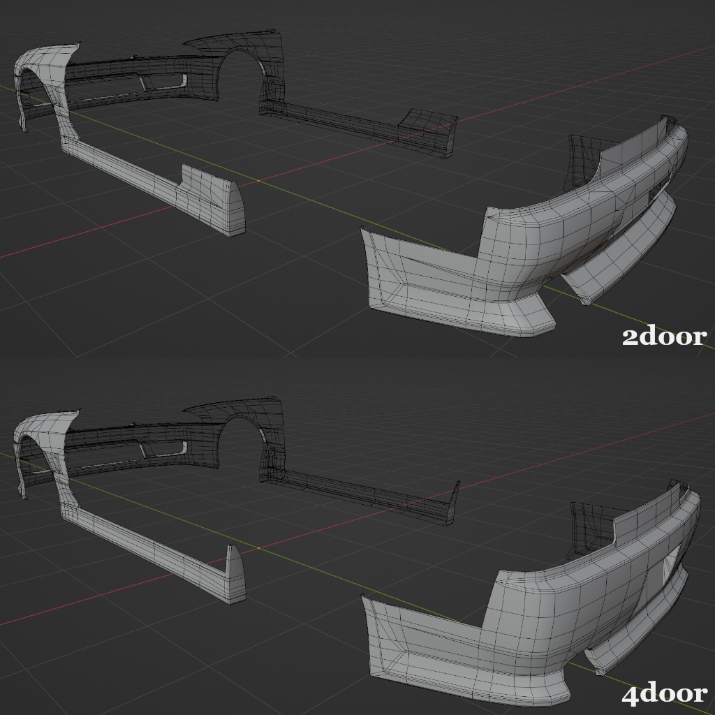 【3Dモデル】TypeMR32向けボディキット「Vertix」