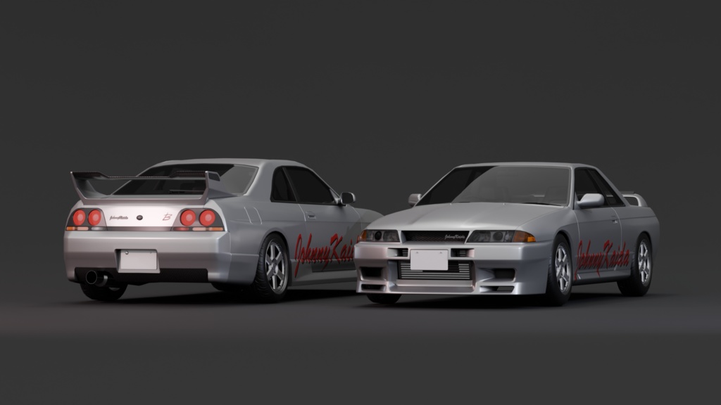 【3Dモデル】TypeBR32/BCR33向けボディキット「JohnnyKaida」