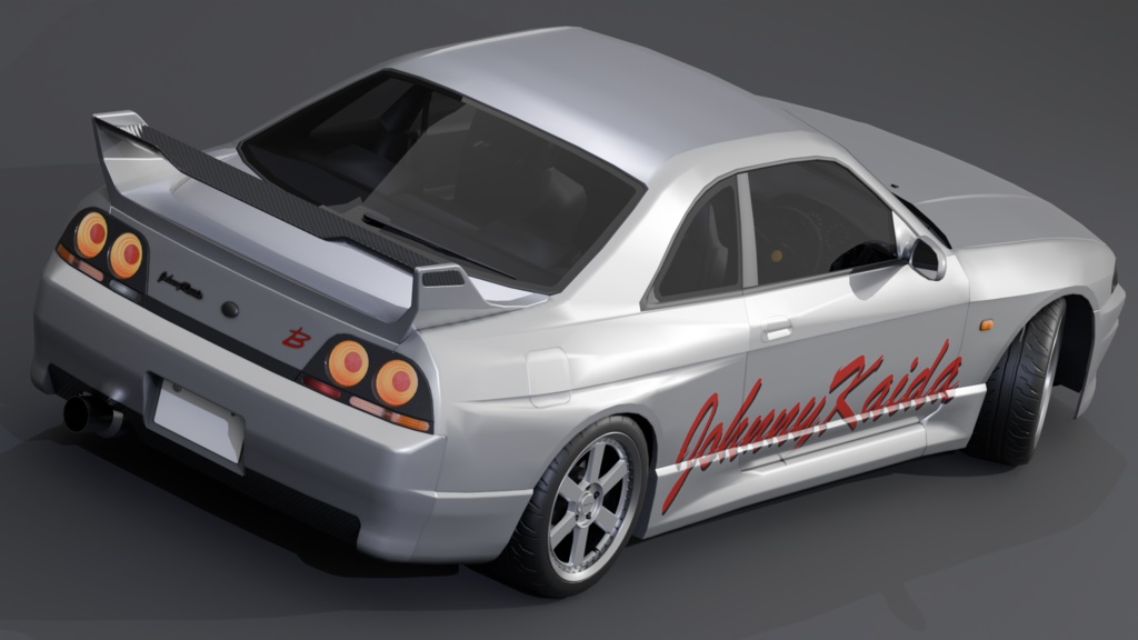 【3Dモデル】TypeBR32/BCR33向けボディキット「JohnnyKaida」