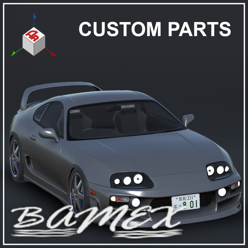 【3Dモデル】SuptokaV80用ボディキット「Bamex」