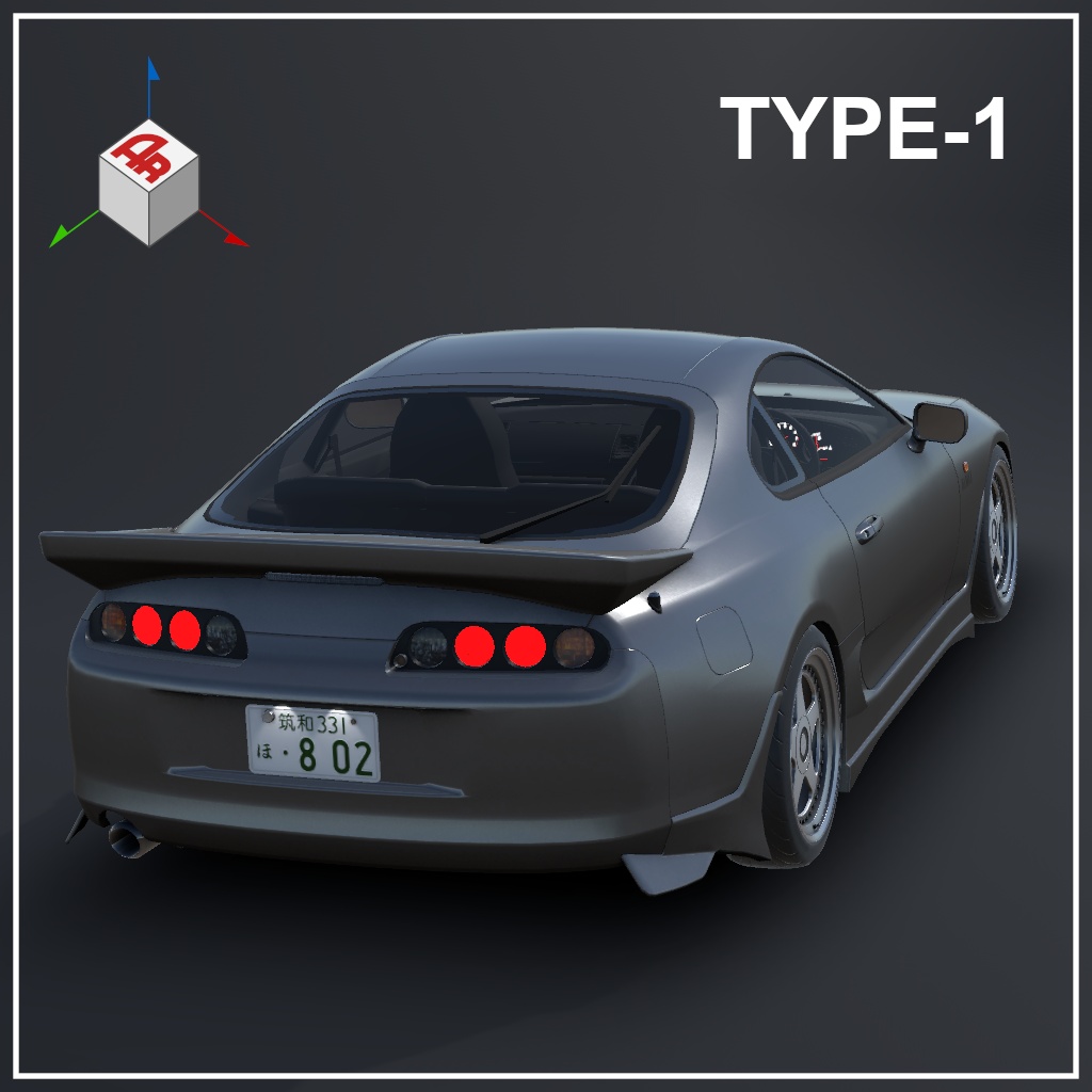 【3Dモデル】SuptokaV80用ボディキット「Bamex」