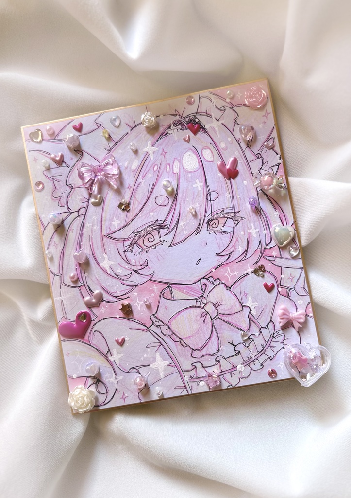 キラキラデコ色紙 Big⋆⭒˚⋆𝜗𝜚