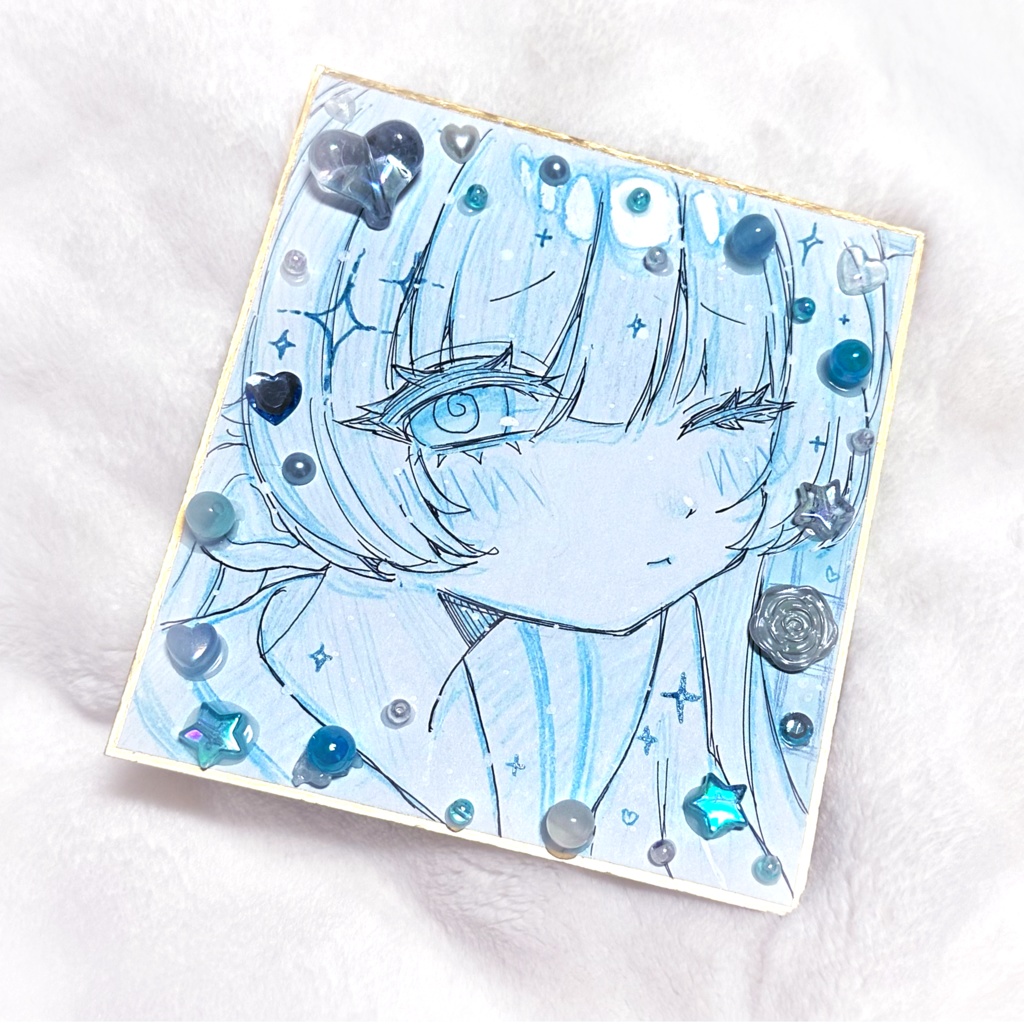 キラキラデコ色紙mini⋆⭒˚⋆𝜗𝜚