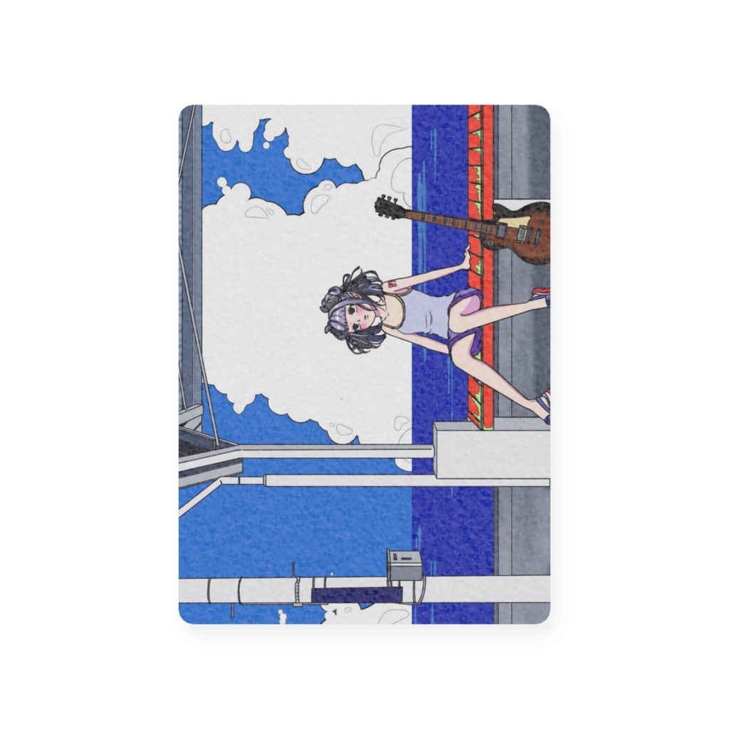 七竈なな生誕記念 描きおろしイラスト 記念トレカ