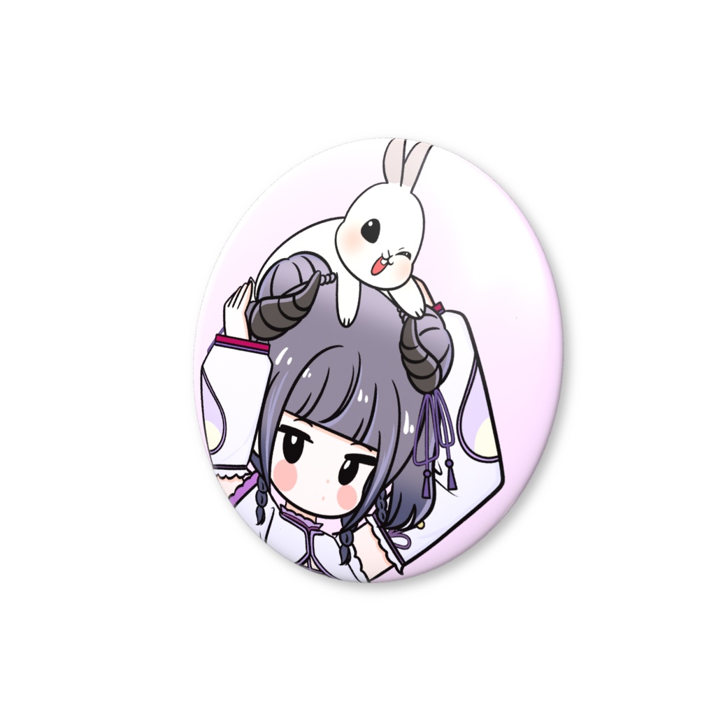 缶バッジ 七竈ななとうさぎのかなめ