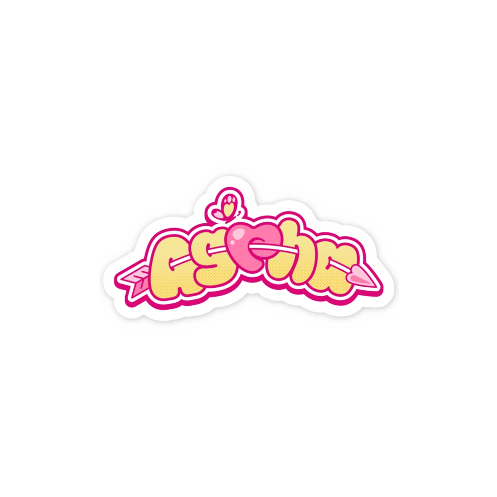 森アゲハ ロゴステッカー②