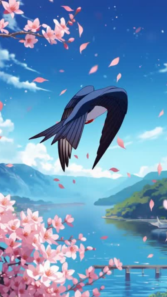 【動くスマホ壁紙シリーズ】初夏の空・森・水辺・花