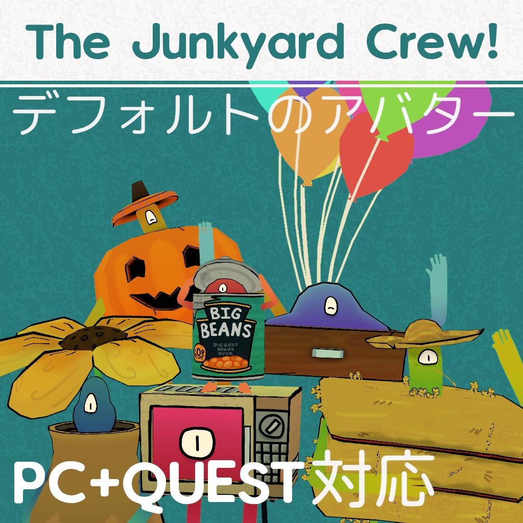 The Junkyard Crew VRChat avatar Bundle SDK2