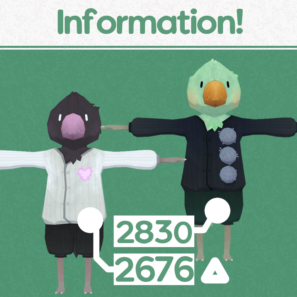 Pepper & Soola VRChat avatars! SDK3