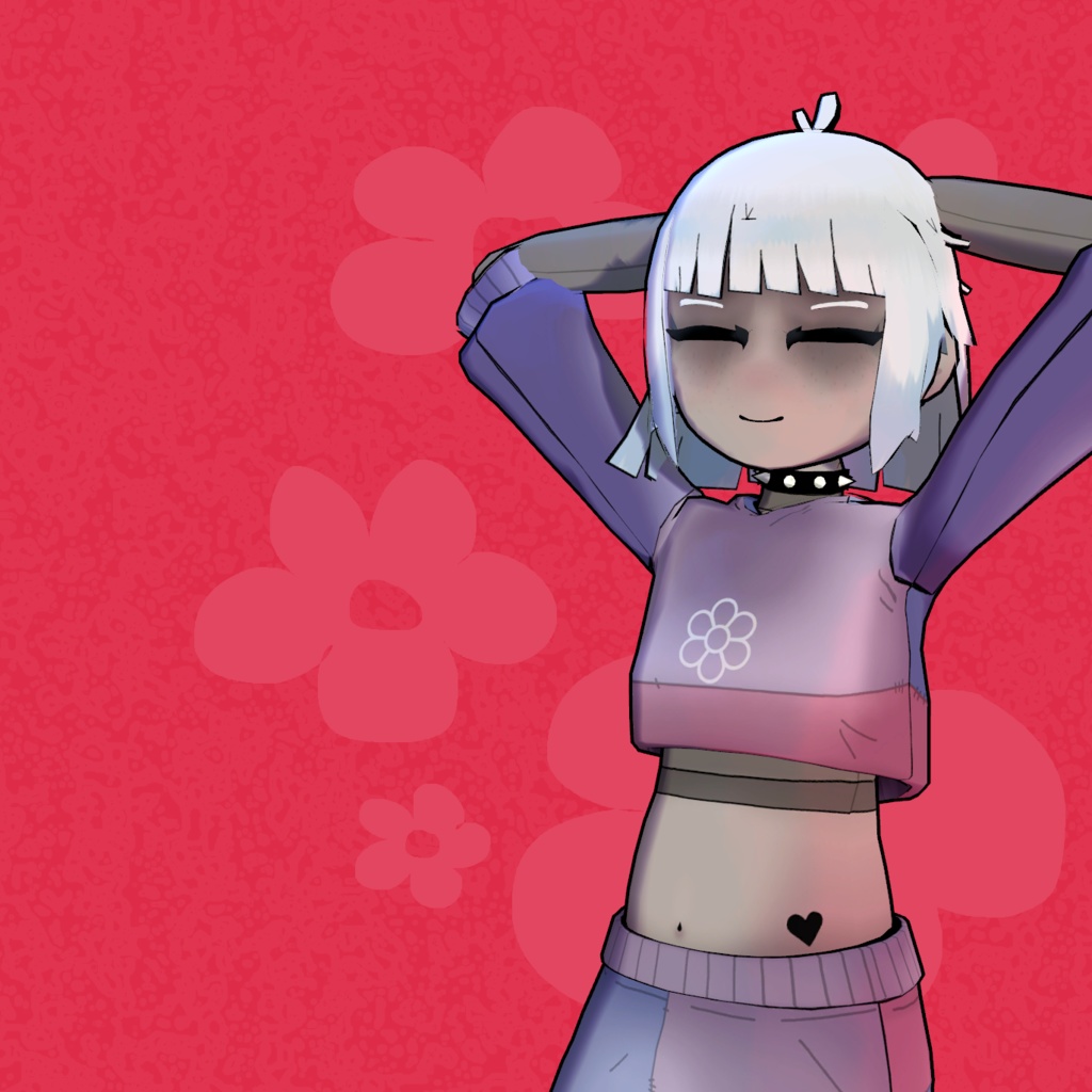 Goth Skater Girl (VRChat Avatar SDK3)