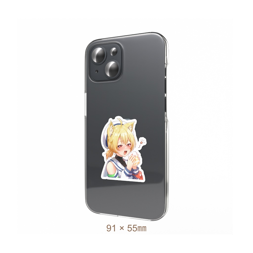 【オリジナルお酒販売記念!】どこでも一緒にお酒!スマホステッカー