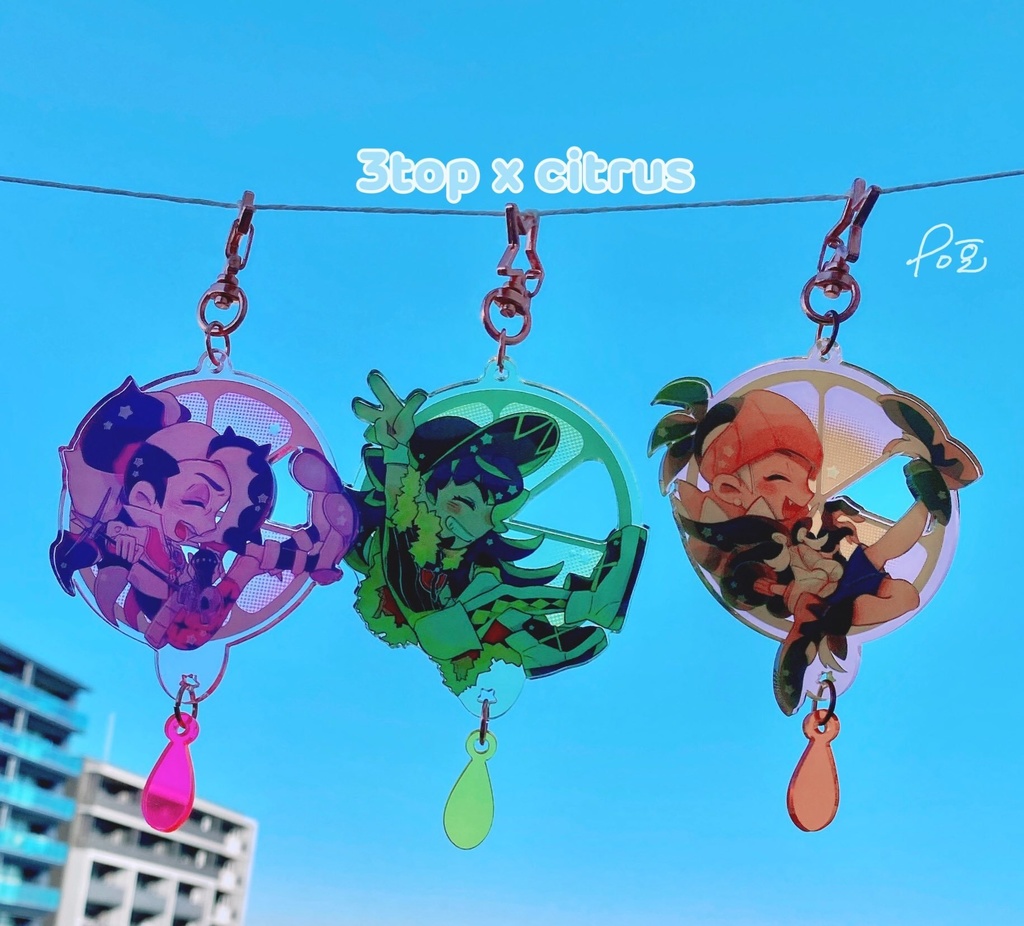 シトラス×3top アクキー🍊