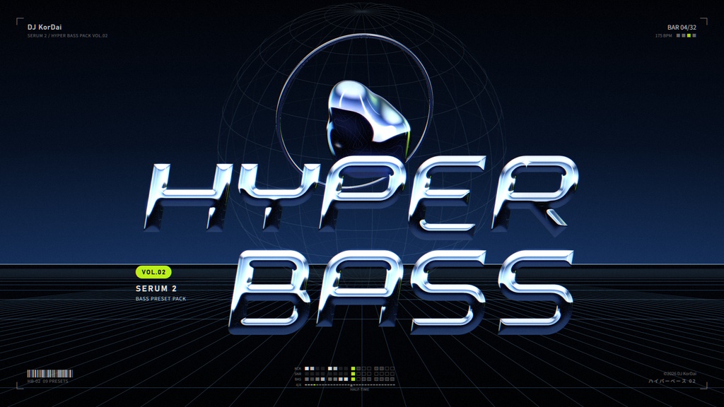 DJ KorDai Serum2 HYPER BASS Pack Vol.2