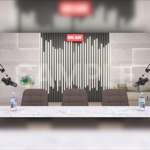 [ Vtuber 3D background : Podcastudio ]