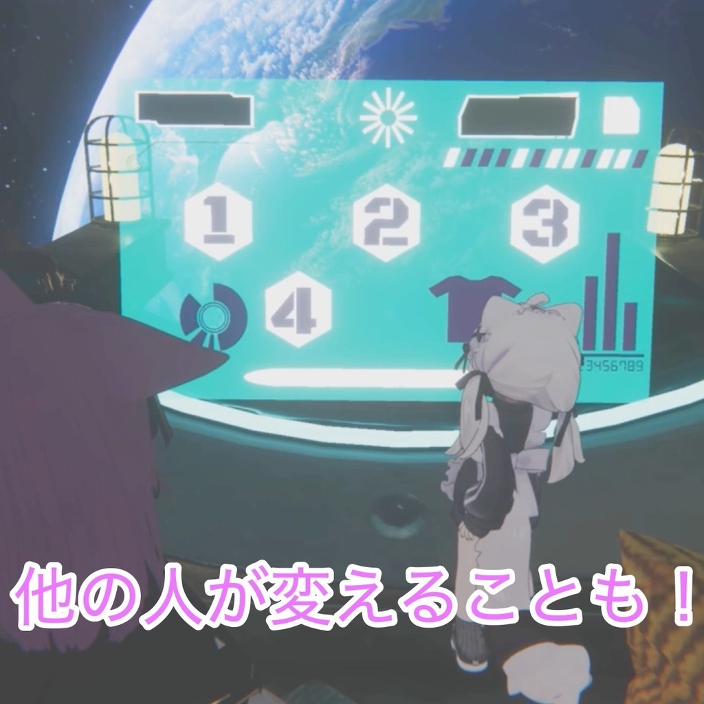 衣装チェンジギミック