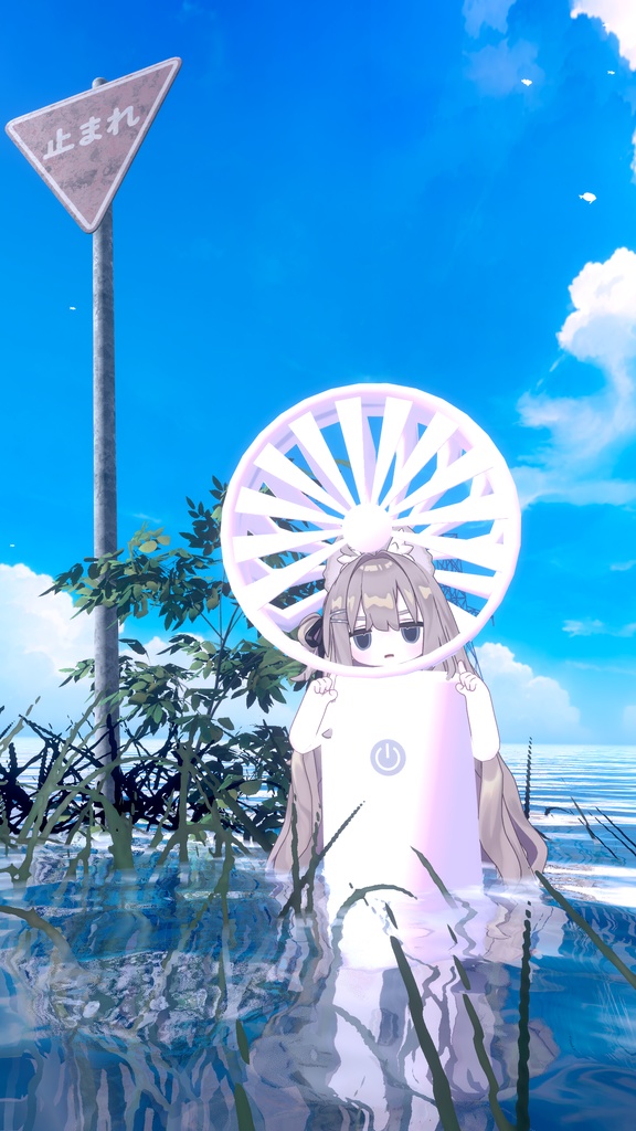 【MA対応】着るハンディファン