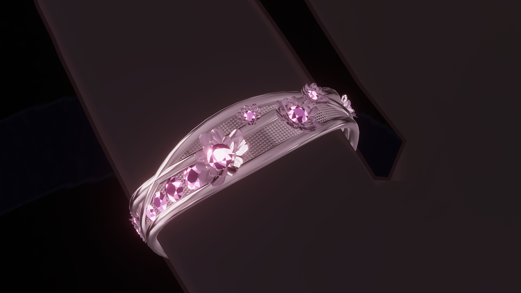 『Camellia Ring』VRChat向けアクセサリー