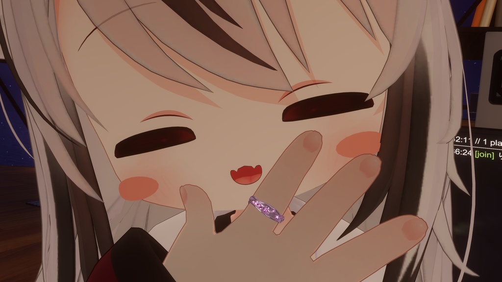『Camellia Ring』VRChat向けアクセサリー