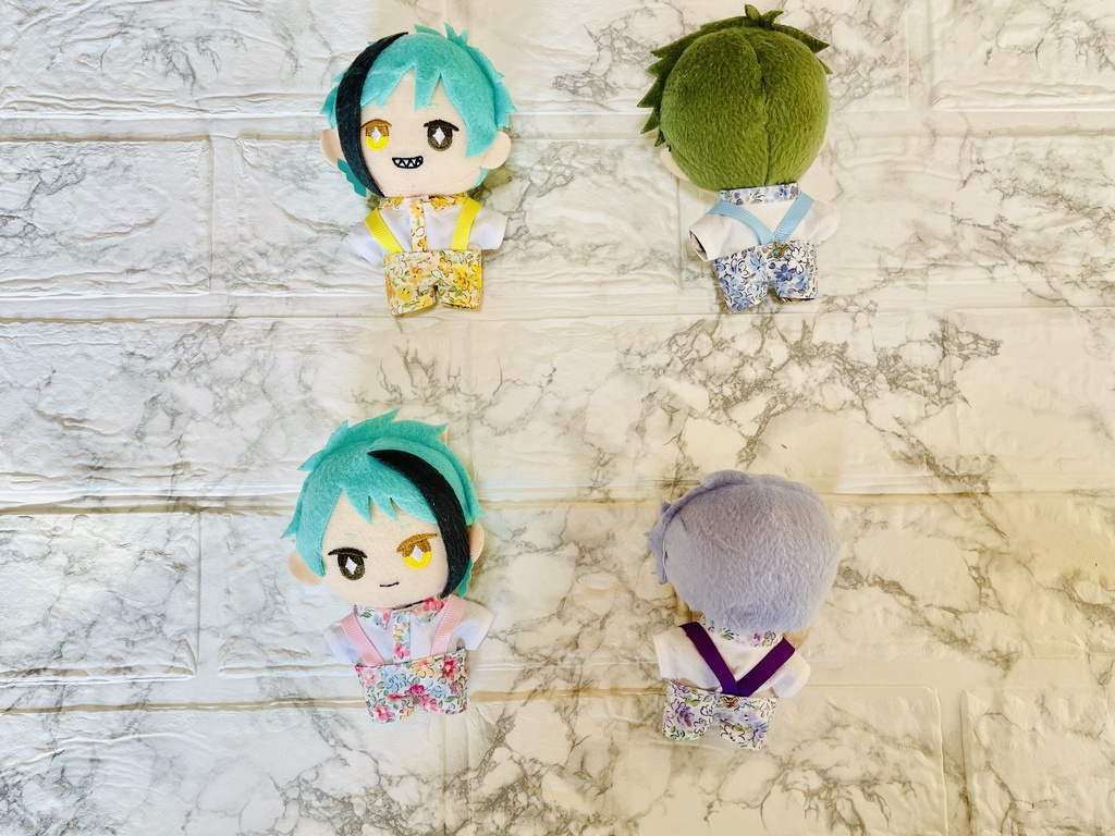 花柄うさぎちゃんセット 10cm