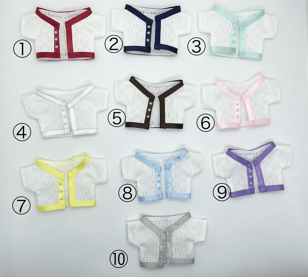 レースの羽織もの 16センチ