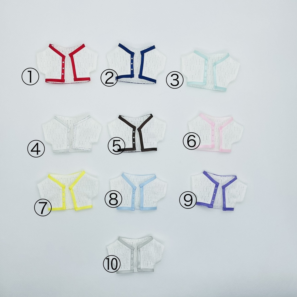 レースの羽織もの 10センチ