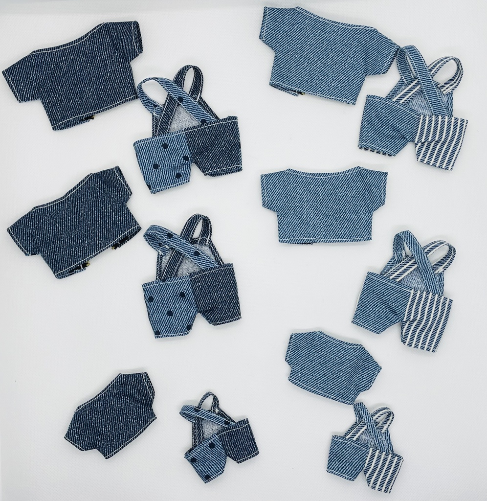 切り替えデニム