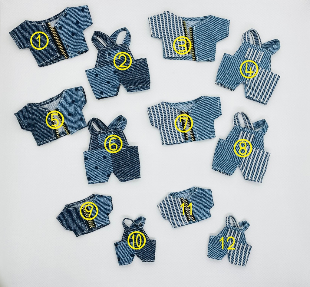 切り替えデニム