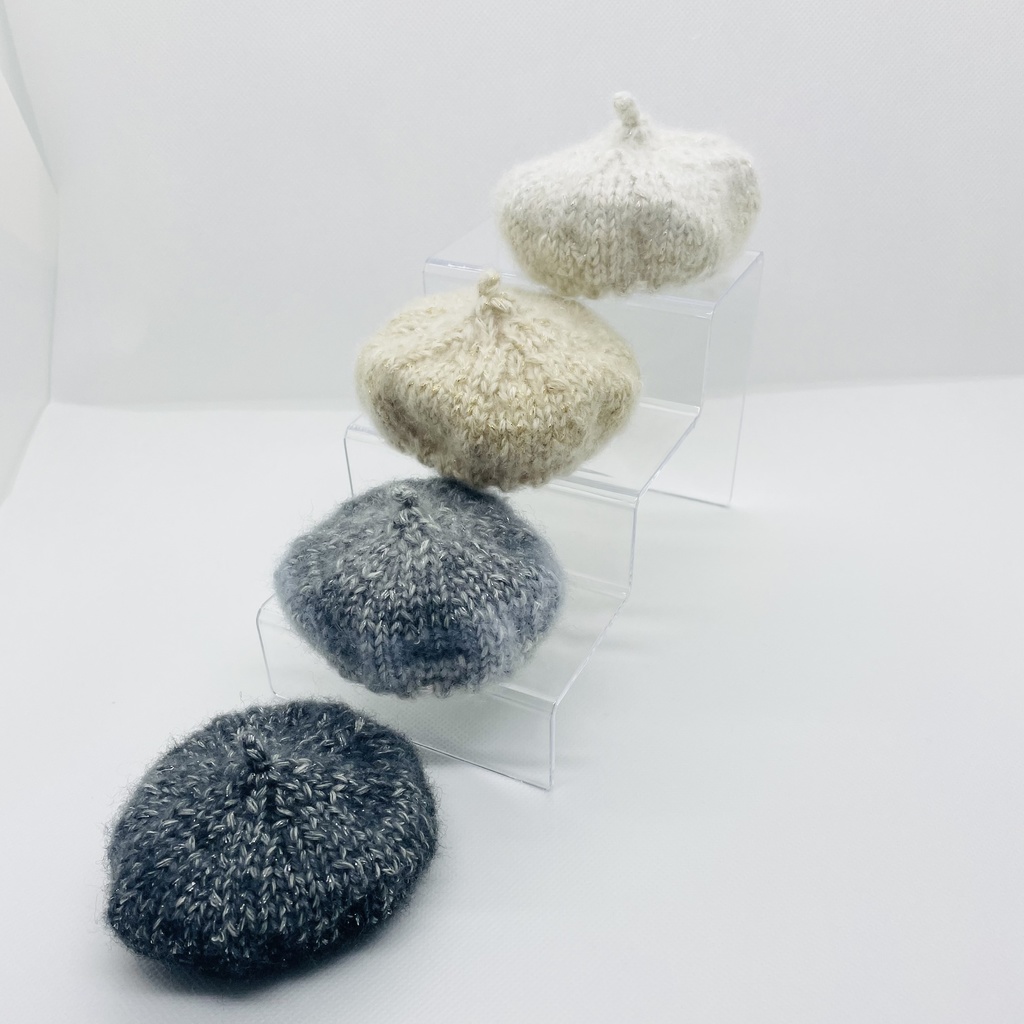 ふわふわベレー帽 10センチ