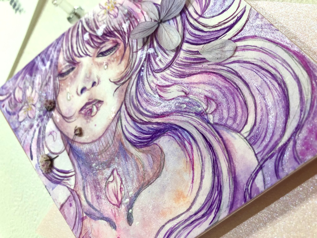 小原画_「後ろ髪」-2