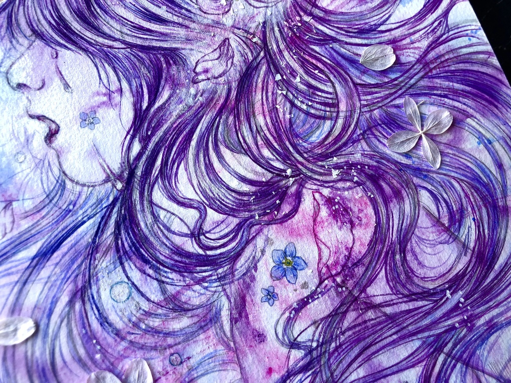 小原画_「後ろ髪」-3