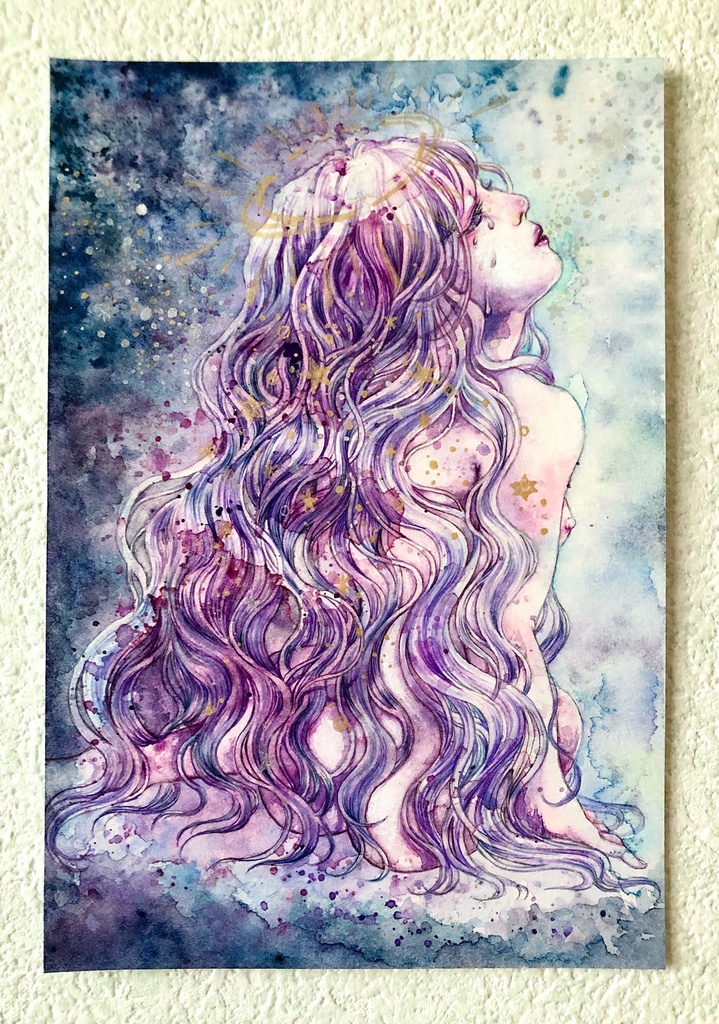 ミニ原画「ほしはみ」