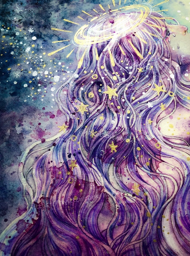 ミニ原画「ほしはみ」