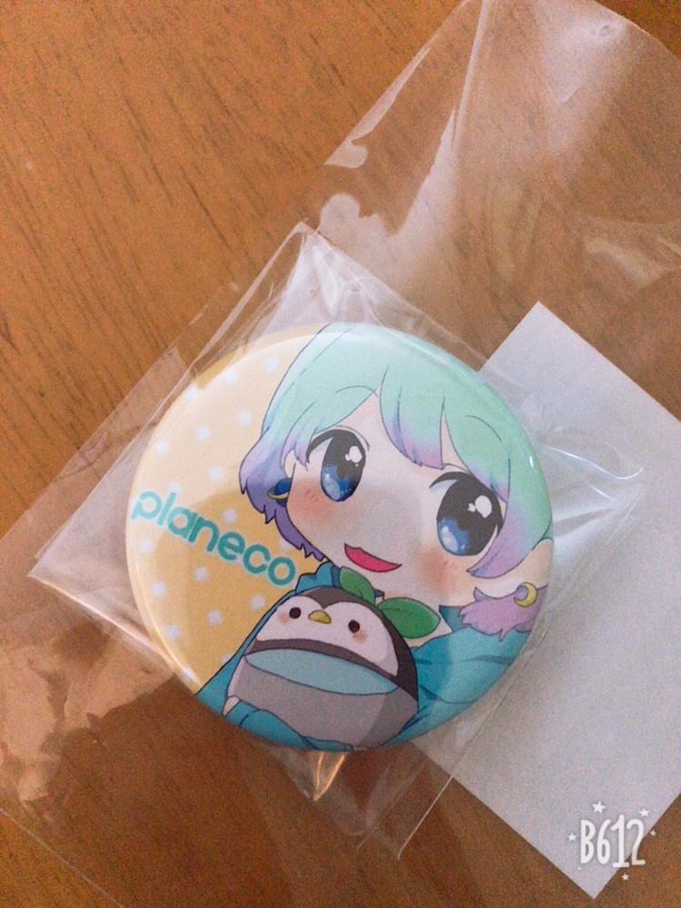 ぷらね缶バッジ𓀋