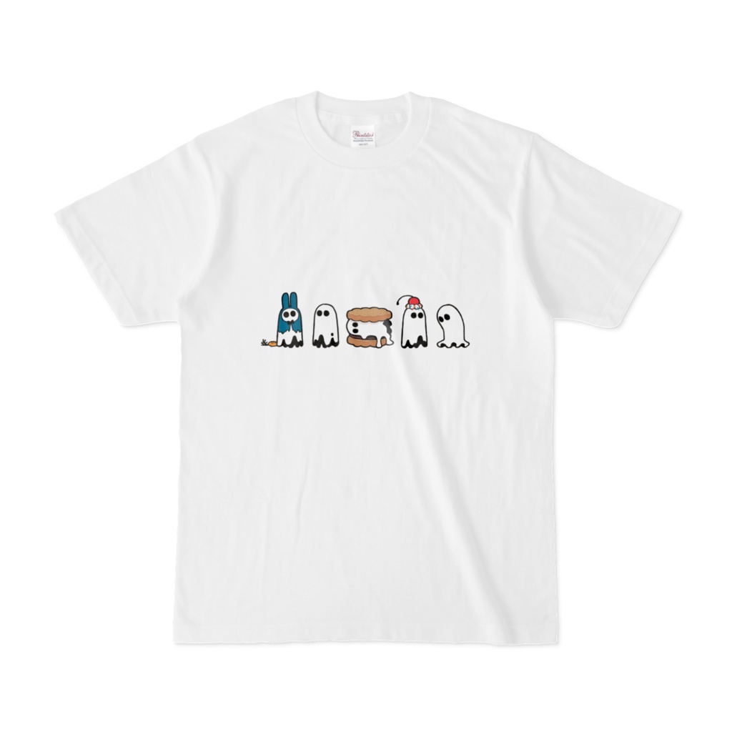 おばけがでるTシャツ(デフォルメ)