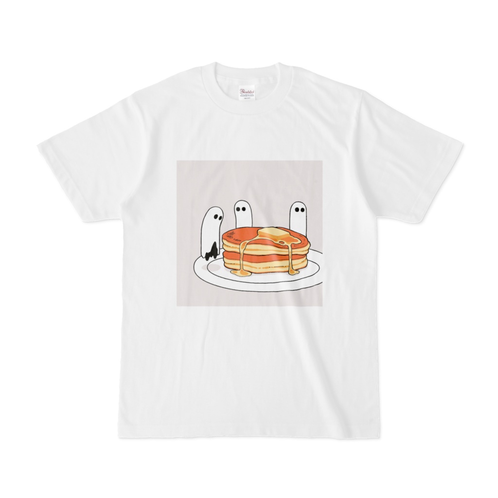おばけがでるTシャツ(ホットケーキ)