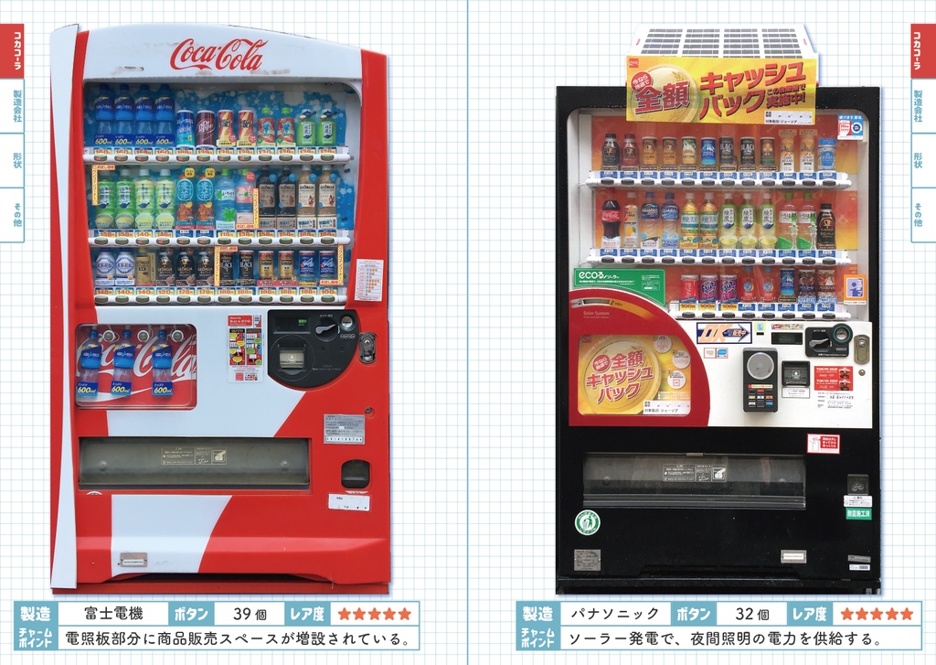 【130頁フルカラー】飲料自販機が可愛く見える本【B6】