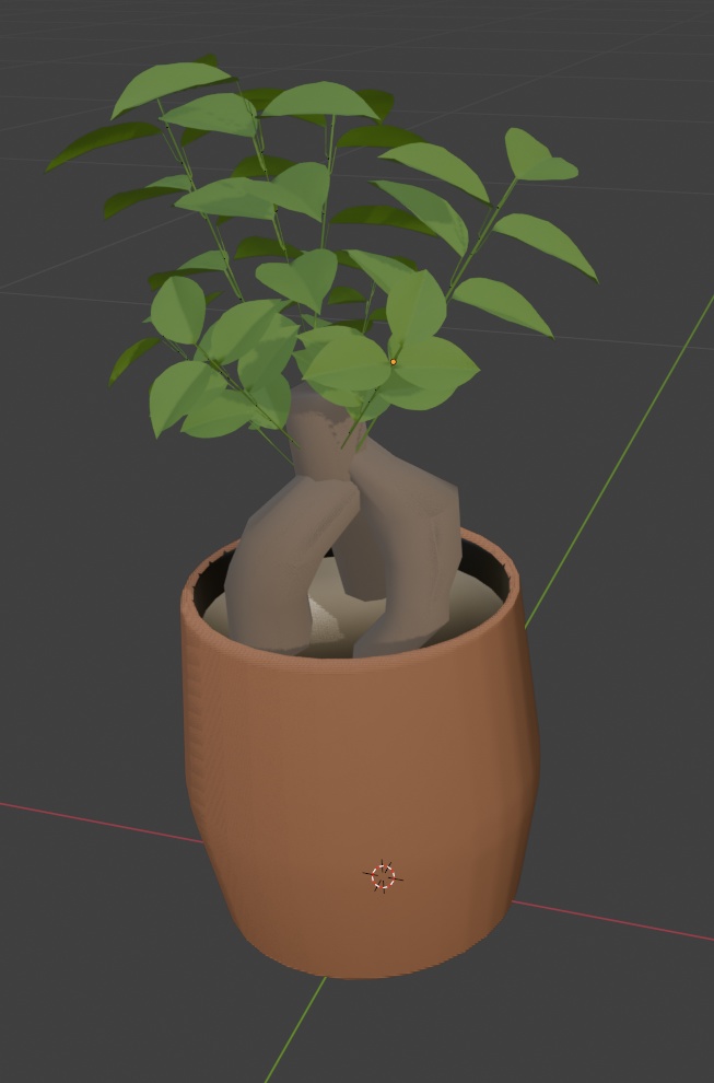 ガジュマル　3DCG
