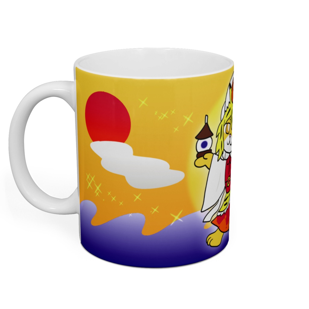 東方ケモノマグカップ トラ猫化寅丸星